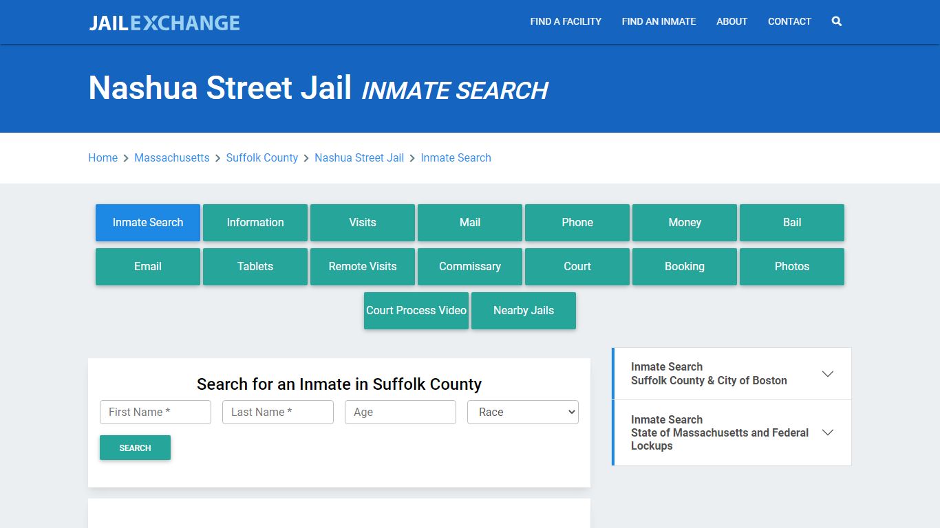 Nashua Street Jail, MA Inmate Search: Roster & Mugshots - Jail Exchange